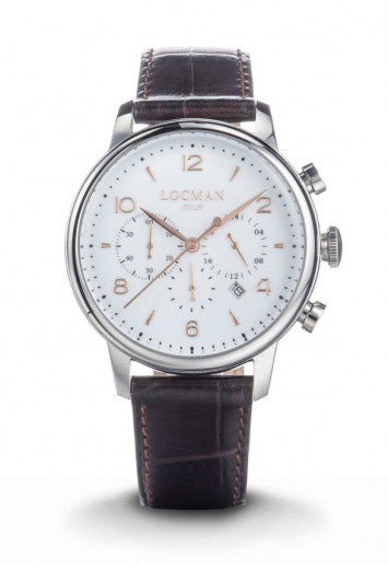Orologio Locman 1960 Chronograph 0254A08R-00WHRGPT