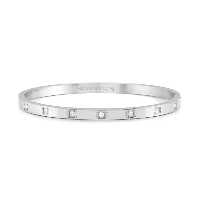 Bracciale da donna Nomination Rigido Pretty Bangles con Zirconi