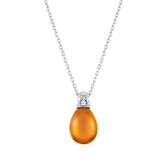 Collana da donna Nomination Myrandiance con pietra ambra