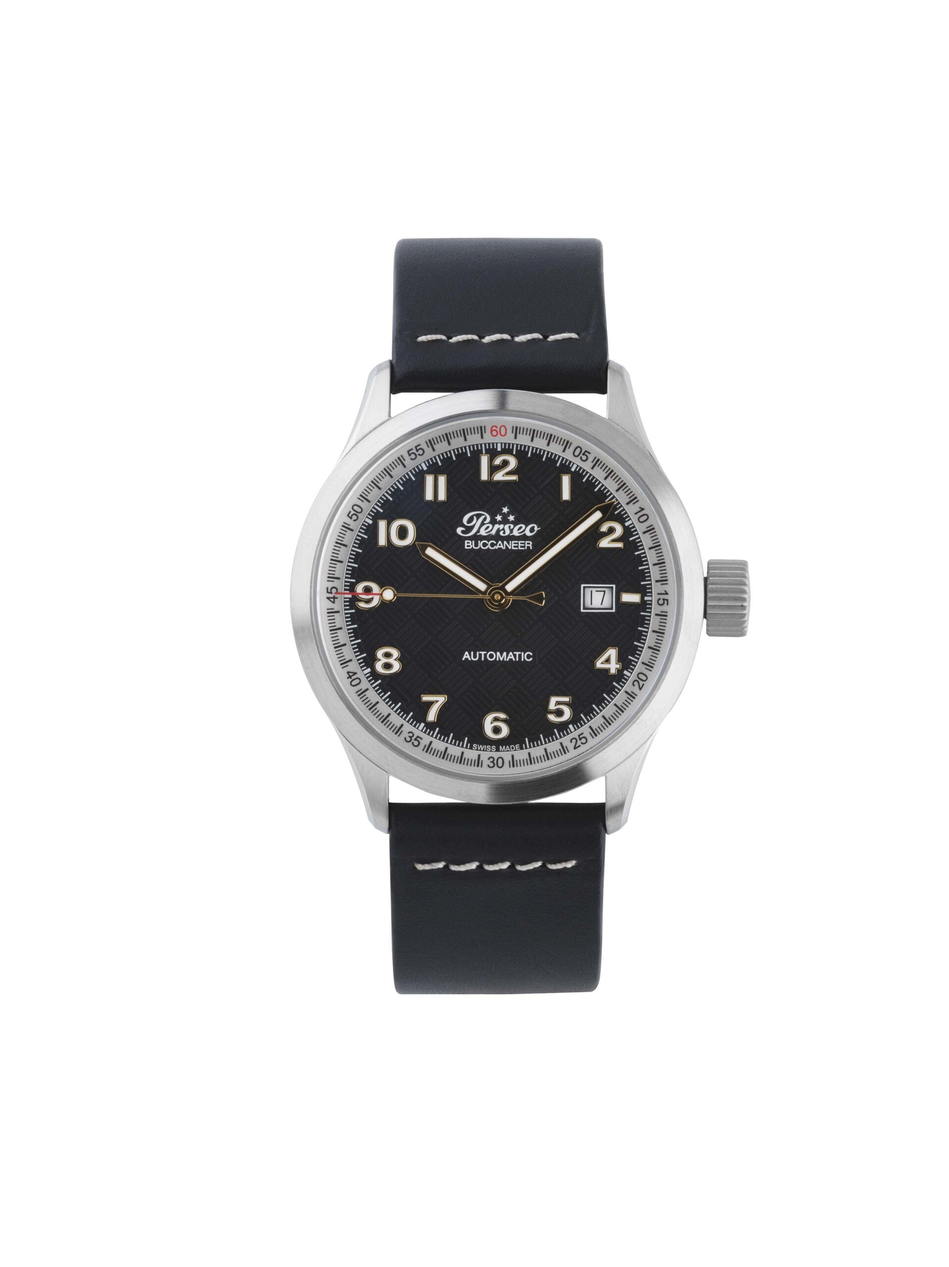 Orologio da uomo Perseo Buccaneer Automatico con Cinturino in Pelle