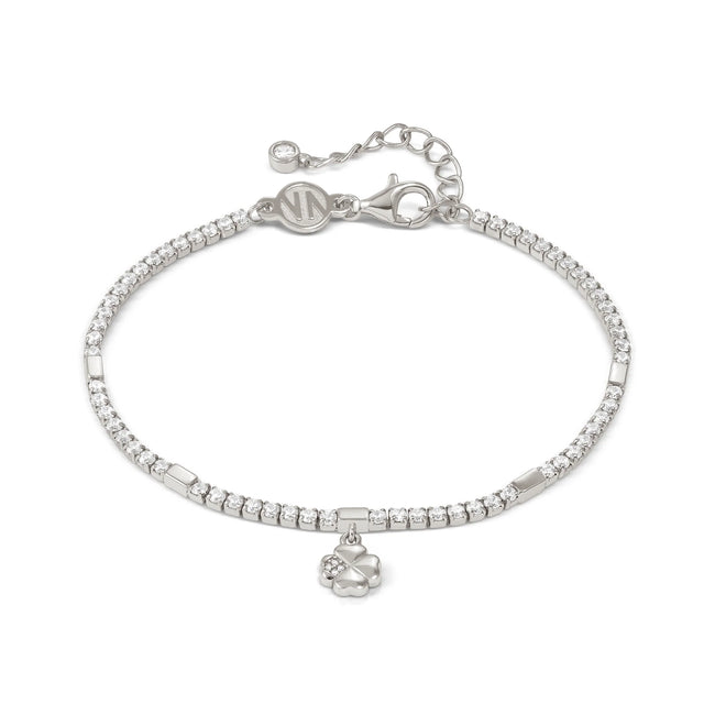 Braccciale da donna Nomination Petit Sparkle Tennis Quadrifoglio