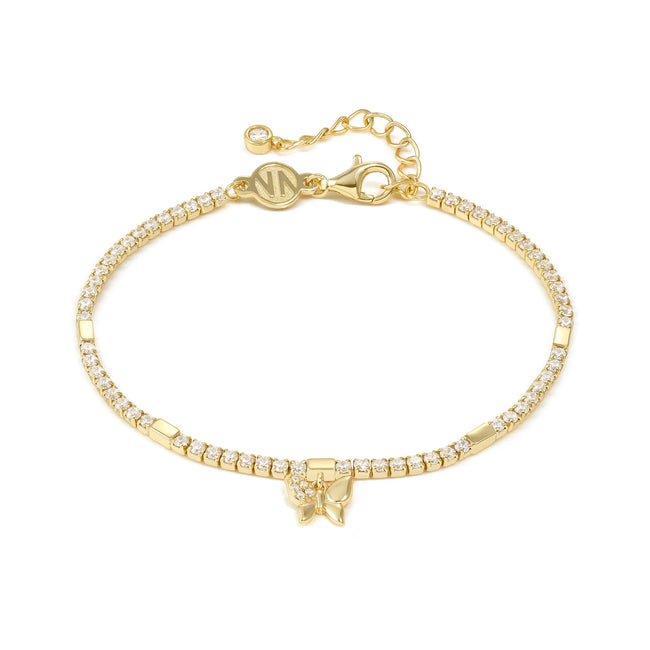 Braccciale da donna Nomination Petit Sparkle Tennis Farfalla
