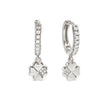 Orecchini da donna Nomination Petite Sparkle Cerchietto Quadrifoglio