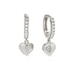 Orecchini da donna Nomination Petite Sparkle Cerchietto Cuore