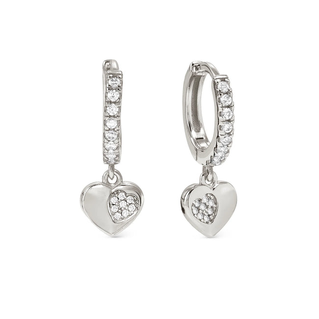 Orecchini da donna Nomination Petite Sparkle Cerchietto Cuore