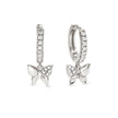Orecchini da donna Nomination Petite Sparkle Cerchietto Farfalla