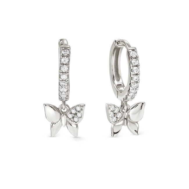 Orecchini da donna Nomination Petite Sparkle Cerchietto Farfalla