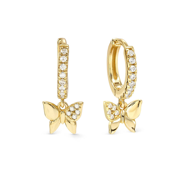 Orecchini da donna Nomination Petite Sparkle Cerchietto Farfalla
