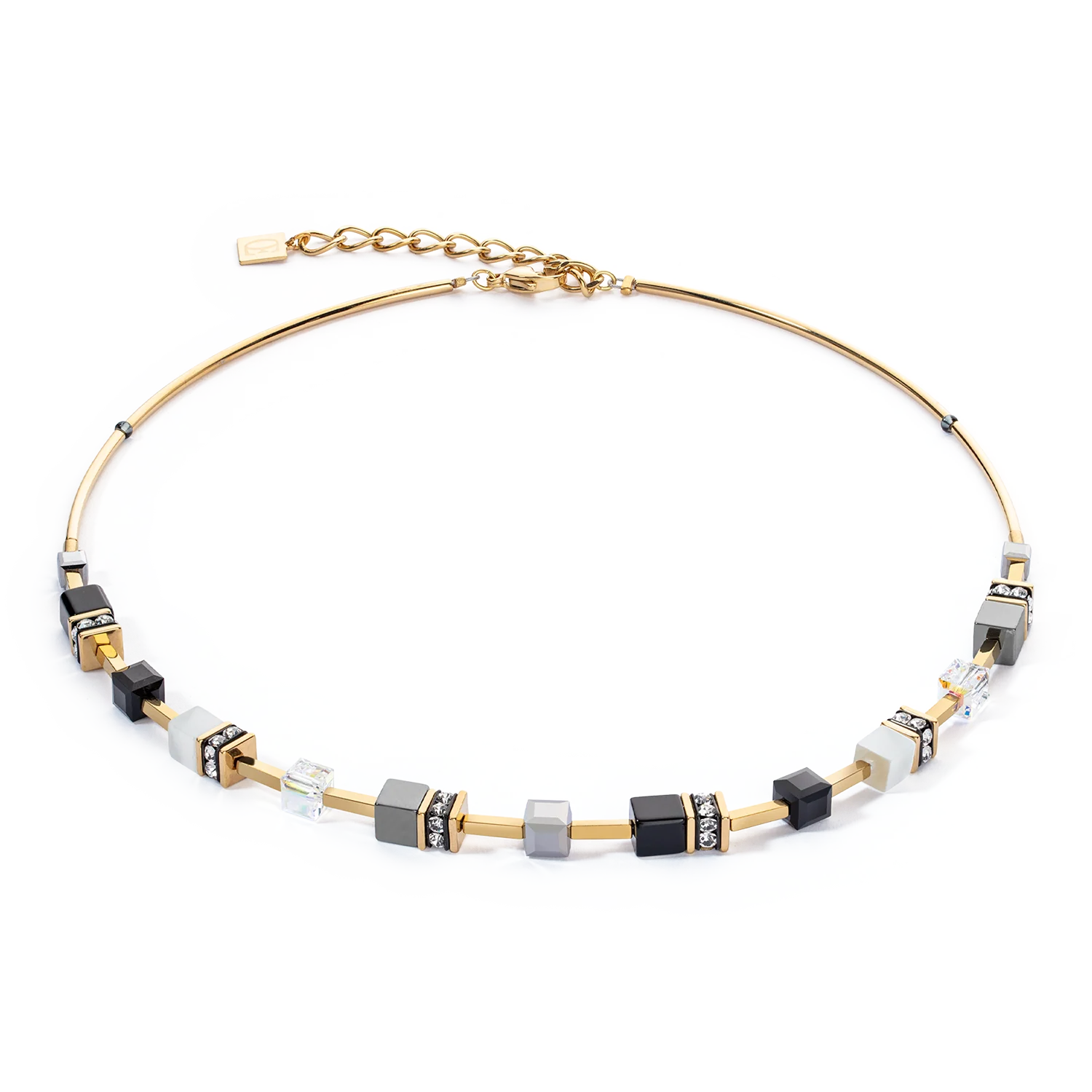 Collana da donna Coeur de Lion GeoCUBE® Iconic Lite Nero
