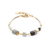 Bracciale da donna Coeur de Lion GeoCUBE® Iconic Lite Nero