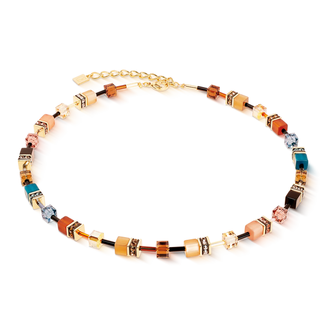 Collana da donna Coeur de Lion GeoCUBE® Iconic Earth Mirage oro