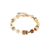 Bracciale da donna Coeur de Lion Iconico GeoCUBE® Mocha Mousse