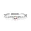 Bracciale rigido da donna Nomination Pretty Bangles Acciaio e Zircone centrale