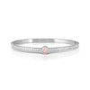 Bracciale rigido da donna Nomination Pretty Bangles Acciaio e Zircone centrale