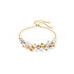 Bracciale da donna Coeur de Lion Dancing Crystals oro-beige