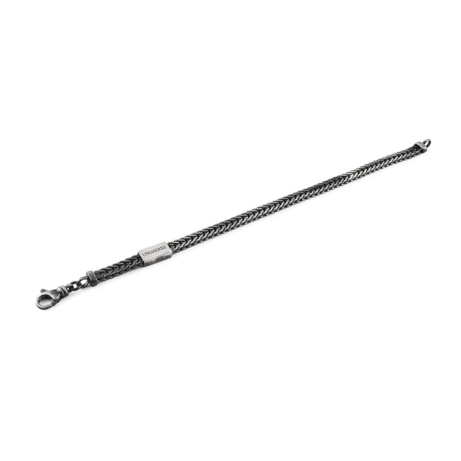 Bracciale da uomo Unoaerre in argento naturale