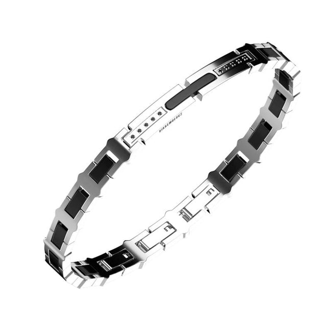 Bracciale Bikkembergs Uomo Perfomance in Acciaio Diamante CLAB15WB