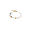 Bracciale da donna Coeur de Lion GeoCUBE® Precious Fusion Pearls multicolor pastello