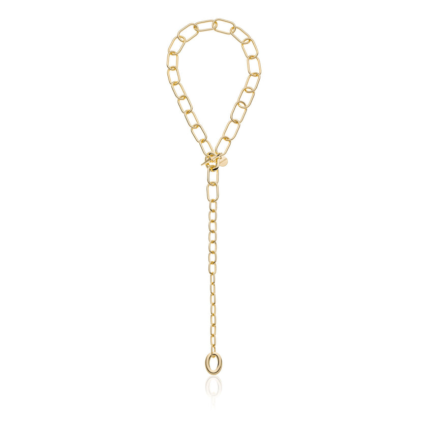 Collana chanel con maglie ovali