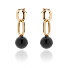 Orecchini con perla nera Cherry