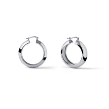 Orecchini a cerchio argentati Unoaerre da donna