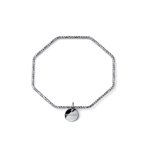 Bracciale da donna Unoaerre rigido argentato diamantato