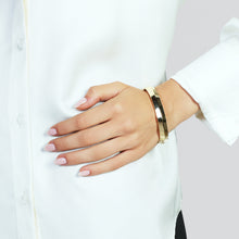 Bracciale da donna rigido dorato Unoaerre