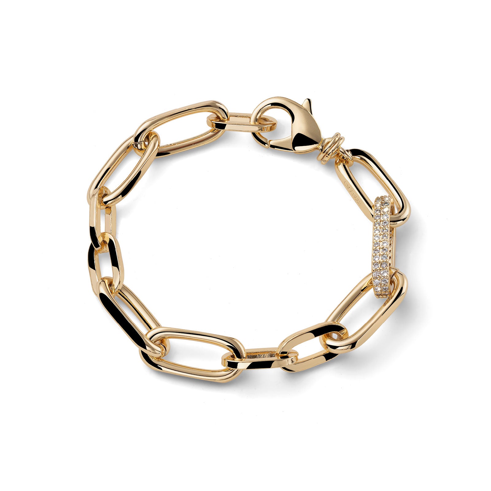 Bracciale da donna Unoaerre con maglia in zirconi