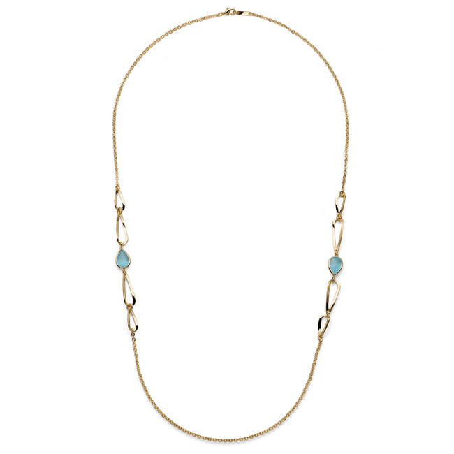 Collana da donna Unoaerre Joya goccia azzurra