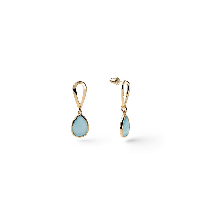 Women's earrings Unoaerre Joya blue drop