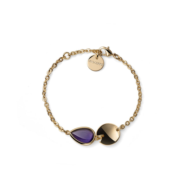 Bracciale da donna Unoaerre Joya goccia viola