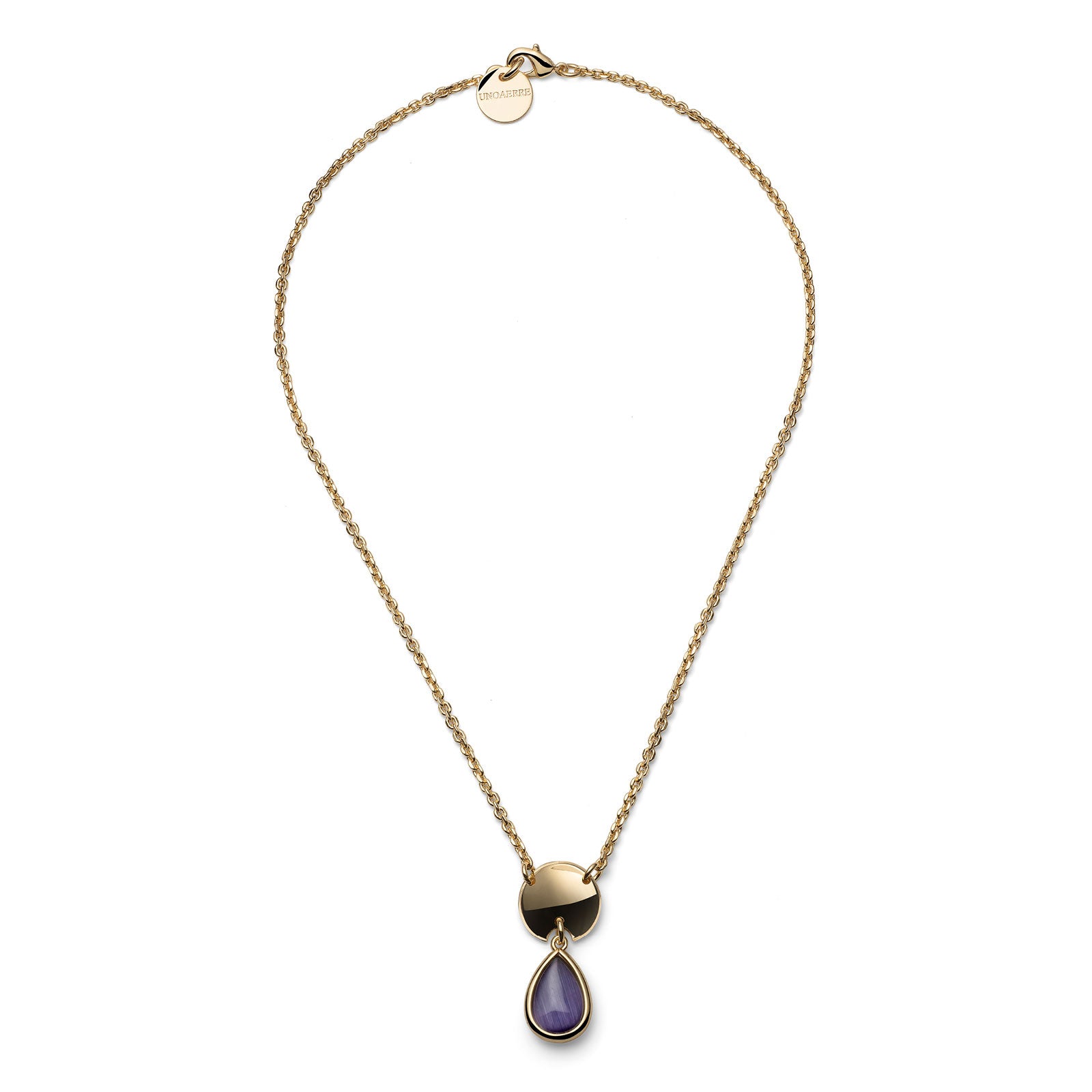 Collana da donna Unoaerre Joya goccia viola