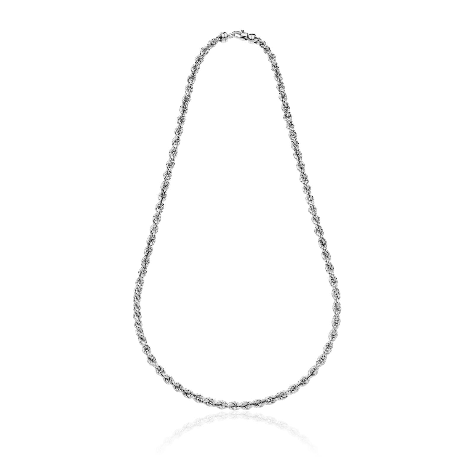 Collana da uomo Unoaerre catena corda in argento