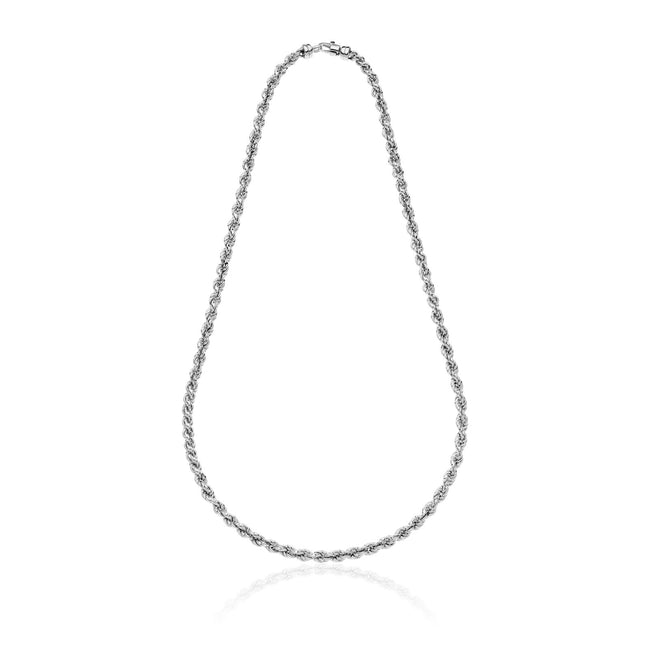 Collana da uomo Unoaerre catena corda in argento