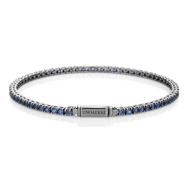 Bracciale Tennis pietre blu Unoaerre