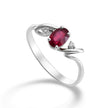 Anello da donna Mikiko in Oro 18kt e Rubino ovale