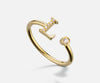 Anello Golay da donna in Oro 18kt Lettera L