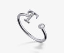 Anello Golay da donna in Oro 18kt Lettera T