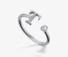 Anello Golay da donna in Oro 18kt Lettera T