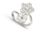 Anello da donna Nomination SweetMadame Fiori e cubic zirconia bianchi