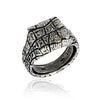 Anello da uomo Artlinea in argento 925 brunito