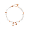Bracciale da donna Dvccio Charlene in argento 925 placcato oro rosa