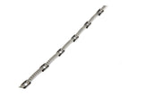 Bracciale in acciaio da uomo con diamanti Bikkembergs PERB22BB