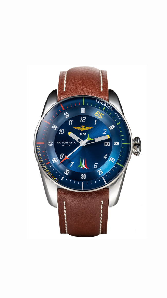 Orologio da uomo Locman Frecce Tricolori Marrone
