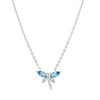 Collana da Donna in Argento Shine Me Up con Libellula Azzurra Nomination