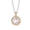 Collana in oro 18kt con Morganite e Diamanti