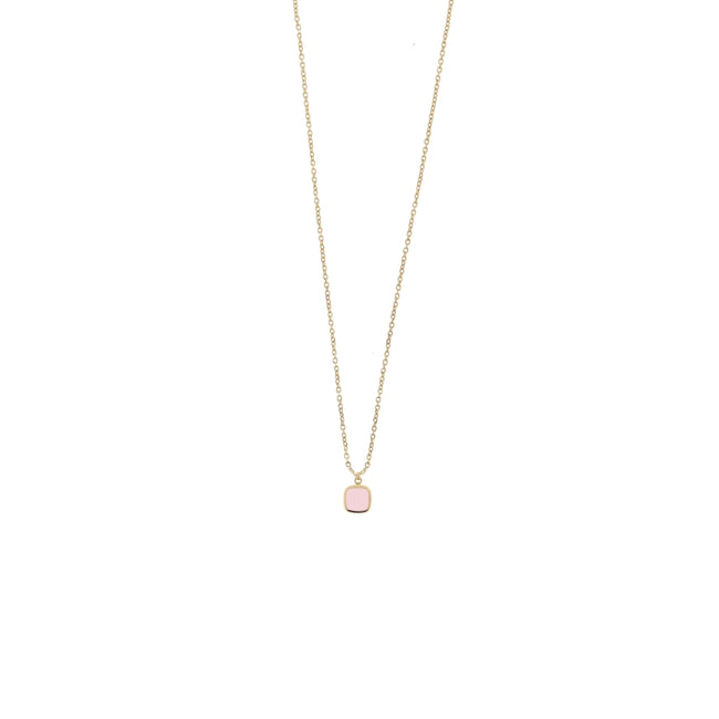 Collana da donna Aquaforte con pendente quadrato