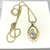 collana con madonna in oro 18 kt