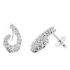 Orecchini Scalare ad Amo con Diamanti Golay da donna