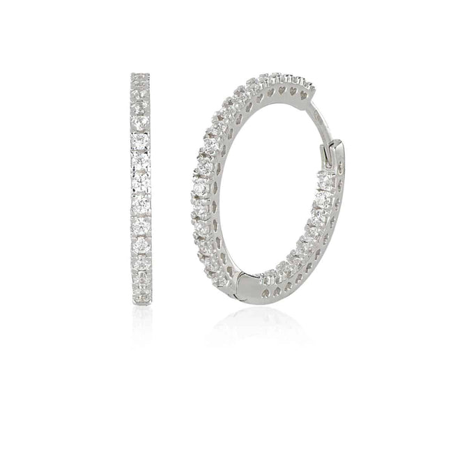 Orecchini da donna Artlinea in argento con zirconi